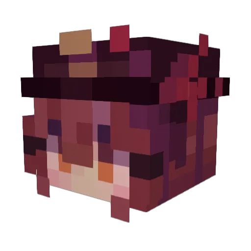 punkinpie1000 Minecraft avatar head, 3D render