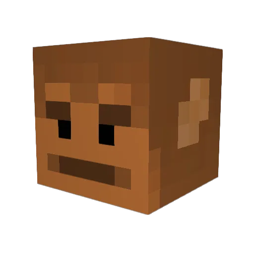 punkrockblock Minecraft avatar head, 3D render