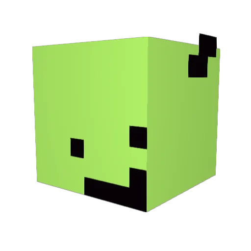 punplowm Minecraft avatar head, 3D render