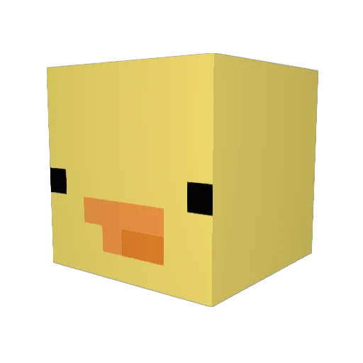 punyHULK Minecraft avatar head, 3D render