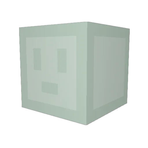 puoka Minecraft avatar head, 3D render