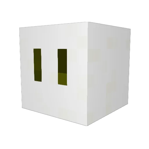 puov Minecraft avatar head, 3D render