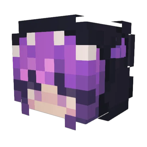 pupdotjpg Minecraft avatar head, 3D render