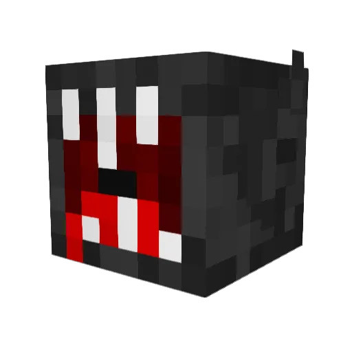 puppas Minecraft avatar head, 3D render