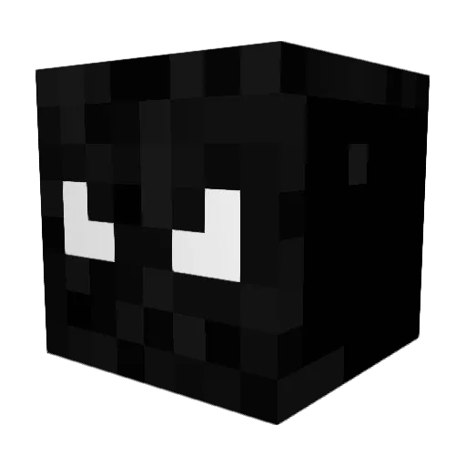 pupper9000 Minecraft avatar head, 3D render