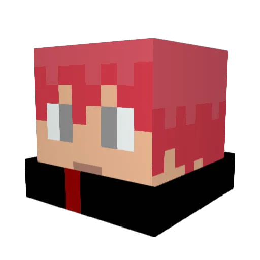 puppetmaster1201 Minecraft avatar head, 3D render