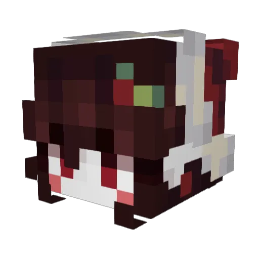 puppkin Minecraft avatar head, 3D render