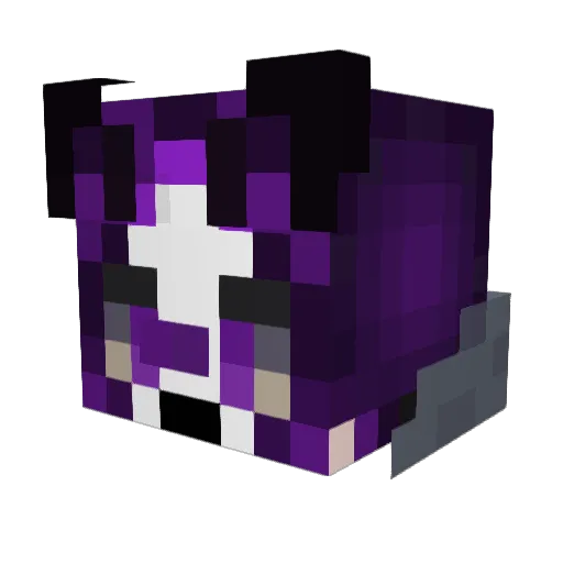 puppy0301 Minecraft avatar head, 3D render