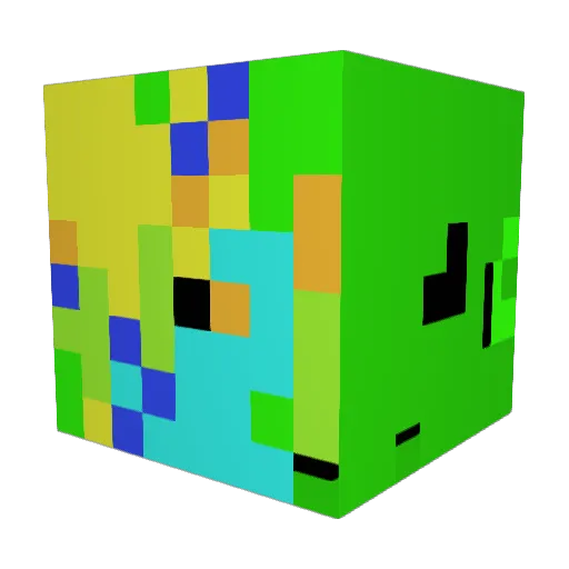 puppy0826 Minecraft avatar head, 3D render