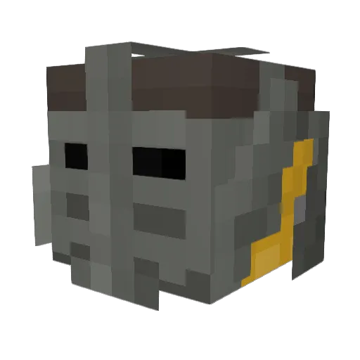 puppy1117 Minecraft avatar head, 3D render