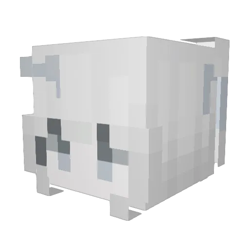 puppy23476 Minecraft avatar head, 3D render