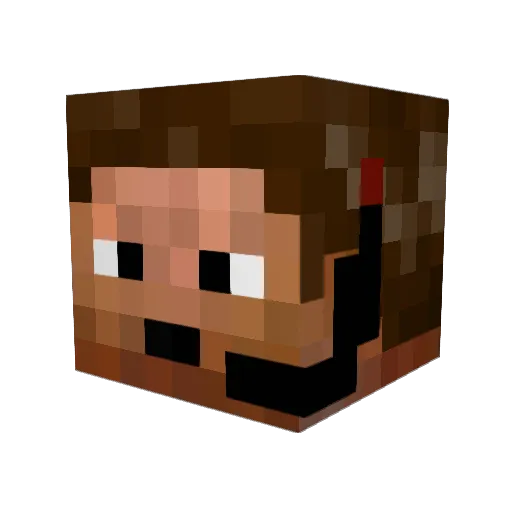 puppyman123 Minecraft avatar head, 3D render