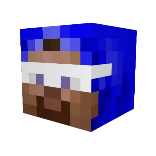 puppyofdoom Minecraft avatar head, 3D render