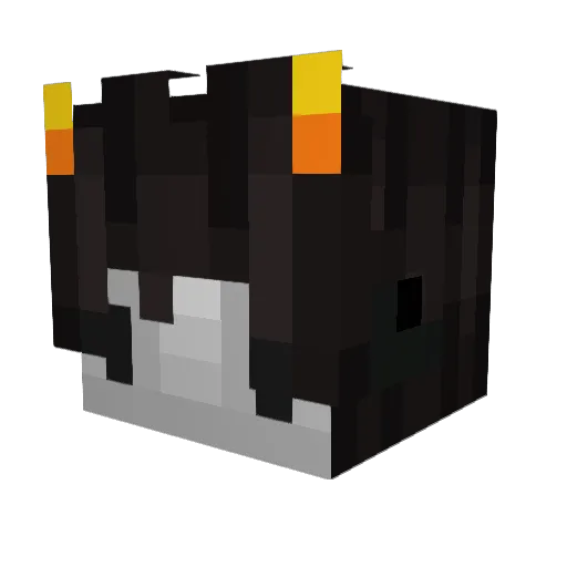 puppypaws3 Minecraft avatar head, 3D render