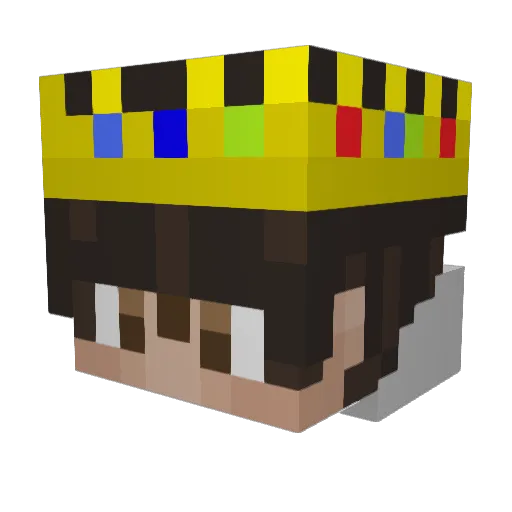 puppythighs Minecraft avatar head, 3D render