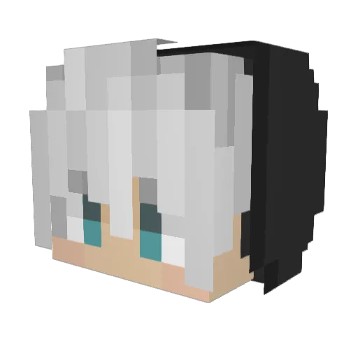 pupsik1337 Minecraft avatar head, 3D render
