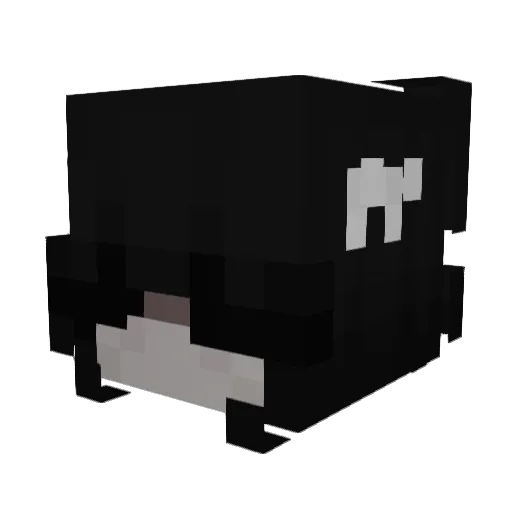 pupsnarls Minecraft avatar head, 3D render