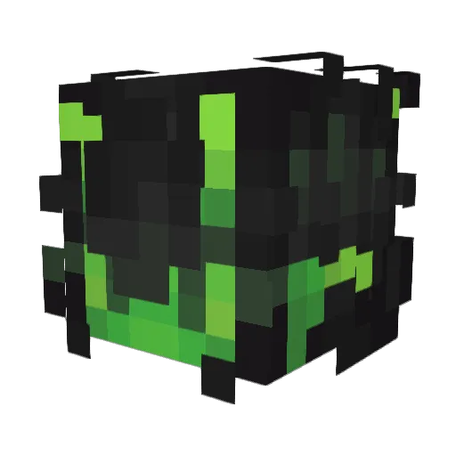 pupurfe Minecraft avatar head, 3D render