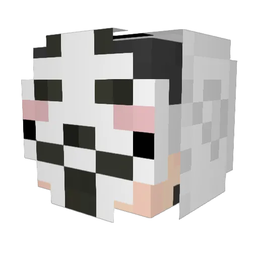 purenew_China Minecraft avatar head, 3D render
