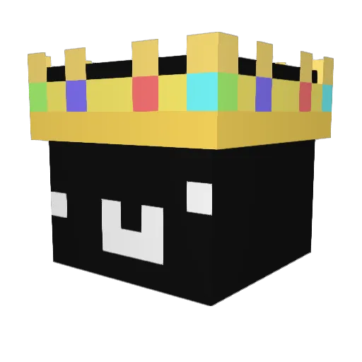 puro0304 Minecraft avatar head, 3D render