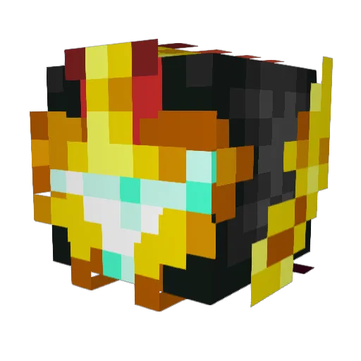 purpdonkey Minecraft avatar head, 3D render