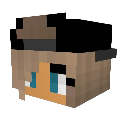 purple_diamond9 Minecraft avatar head, 3D render