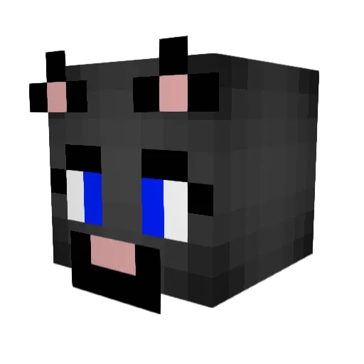 purpledragon82 Minecraft avatar head, 3D render