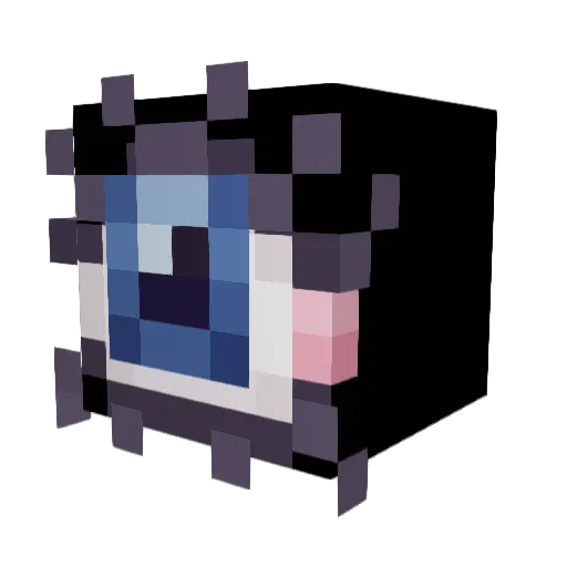 purplehydra23 Minecraft avatar head, 3D render