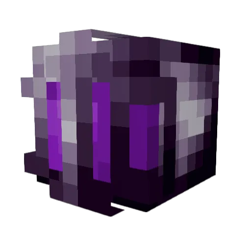 purplekills Minecraft avatar head, 3D render