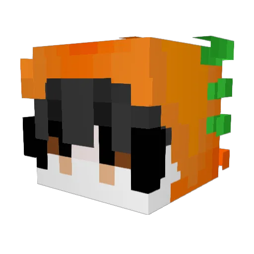 purplemoon12 Minecraft avatar head, 3D render