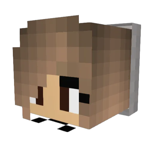 purplenova15 Minecraft avatar head, 3D render
