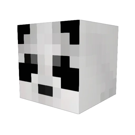 purplepanda1232 Minecraft avatar head, 3D render