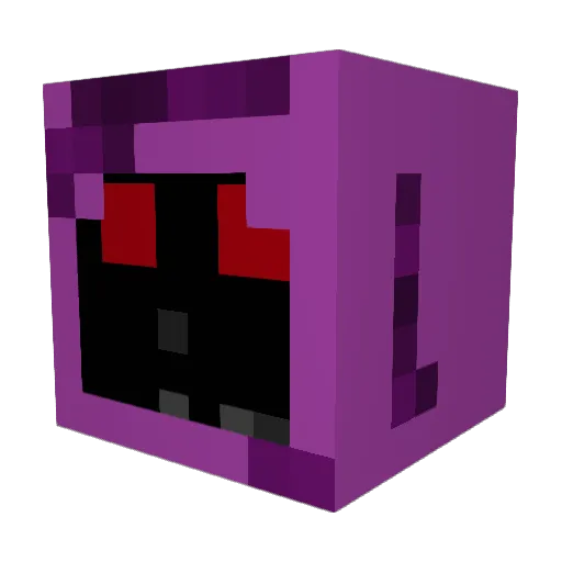 purpleshadow8643 Minecraft avatar head, 3D render