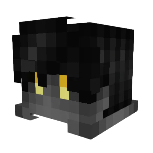 purpsfunky Minecraft avatar head, 3D render
