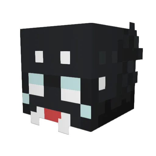 purypu Minecraft avatar head, 3D render