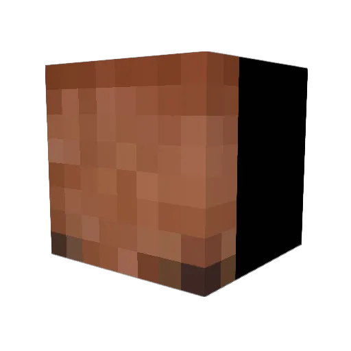 pushing20 Minecraft avatar head, 3D render