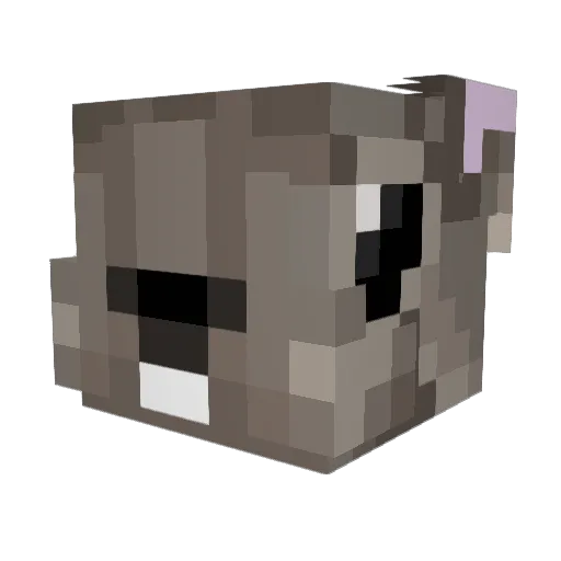 puszek132 Minecraft avatar head, 3D render
