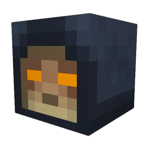 putchs Minecraft avatar head, 3D render