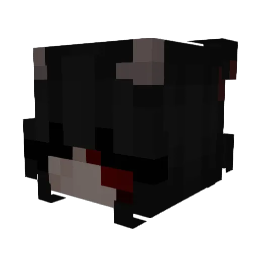 putdownthepipe Minecraft avatar head, 3D render