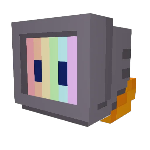 puter0309 Minecraft avatar head, 3D render