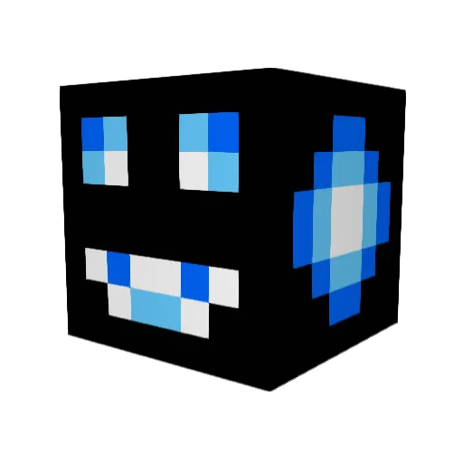 putmat Minecraft avatar head, 3D render
