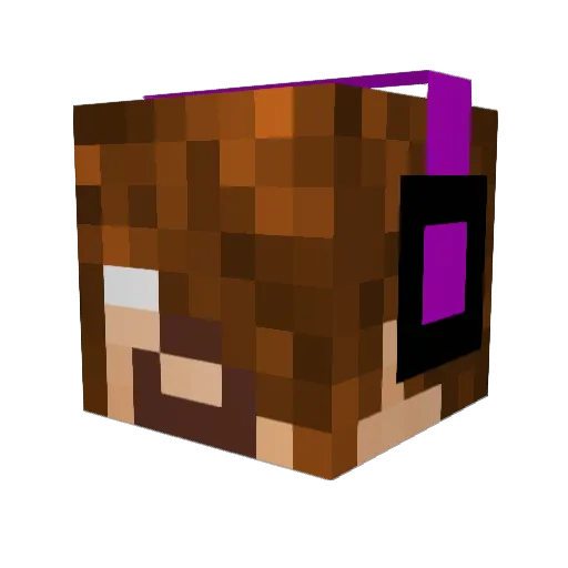 putz420 Minecraft avatar head, 3D render