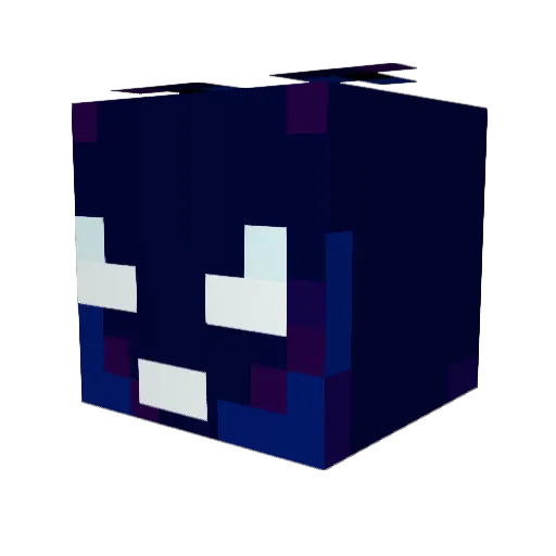 puzzledcr0w Minecraft avatar head, 3D render