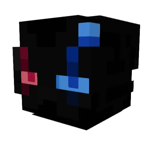puzzledgaming Minecraft avatar head, 3D render