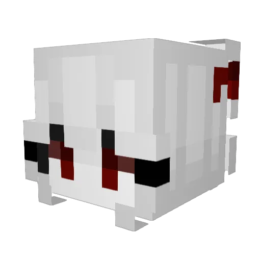 puzzlee Minecraft avatar head, 3D render