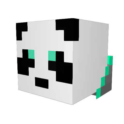 pvan340 Minecraft avatar head, 3D render