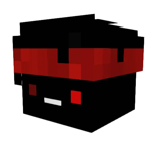 pvfbl Minecraft avatar head, 3D render