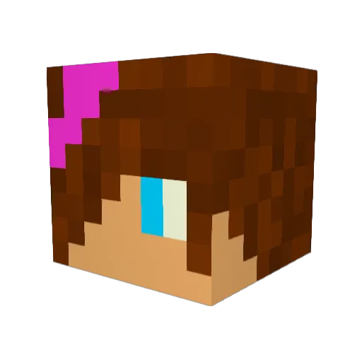 pvmkilla Minecraft avatar head, 3D render