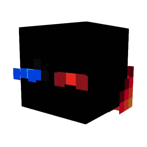 pvmruby Minecraft avatar head, 3D render