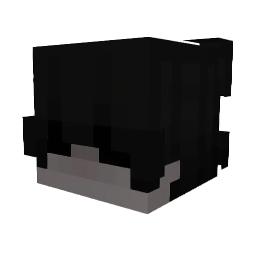 pvpF3rVi Minecraft avatar head, 3D render